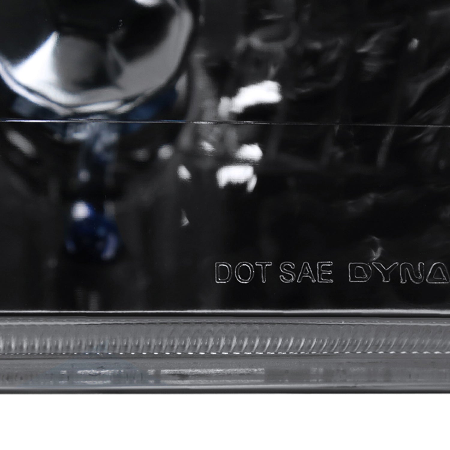 Universal 7"x6" H4 Crystal Headlights Chrome Housing/Glass Lens