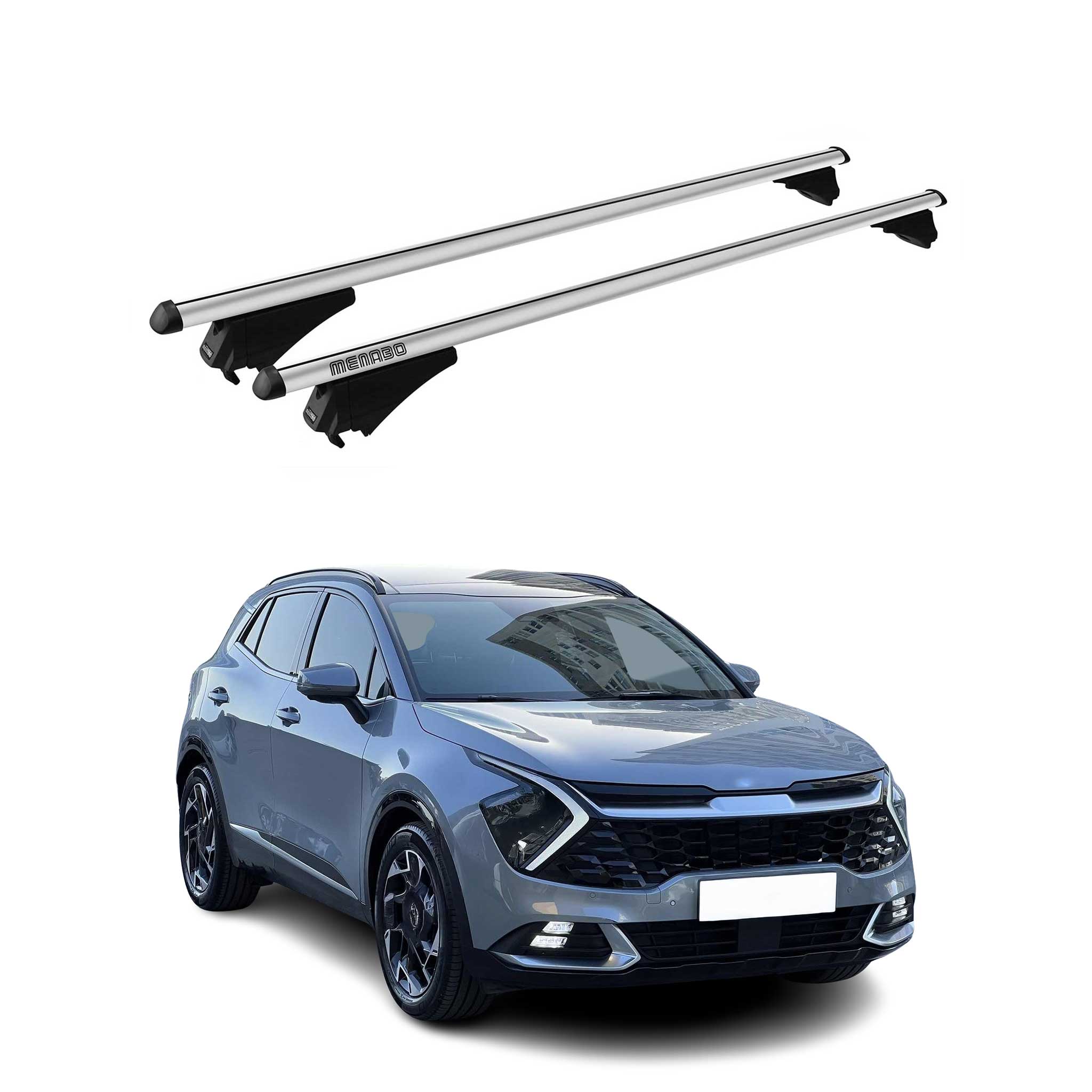 2023-2026 Kia Sportage Roof Rack Cross Bars Silver
