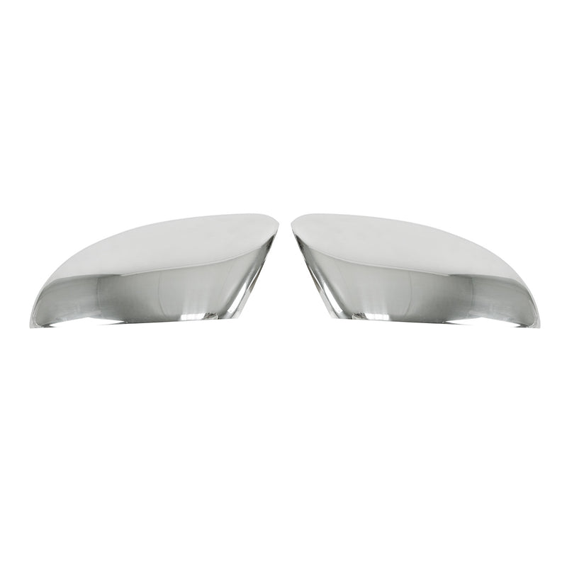 2012-2019 VW Beetle Side Mirror Cover Caps Steel Silver 2 Pcs