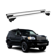 2001-2007 Toyota Sequoia Roof Rack Cross Bars Silver
