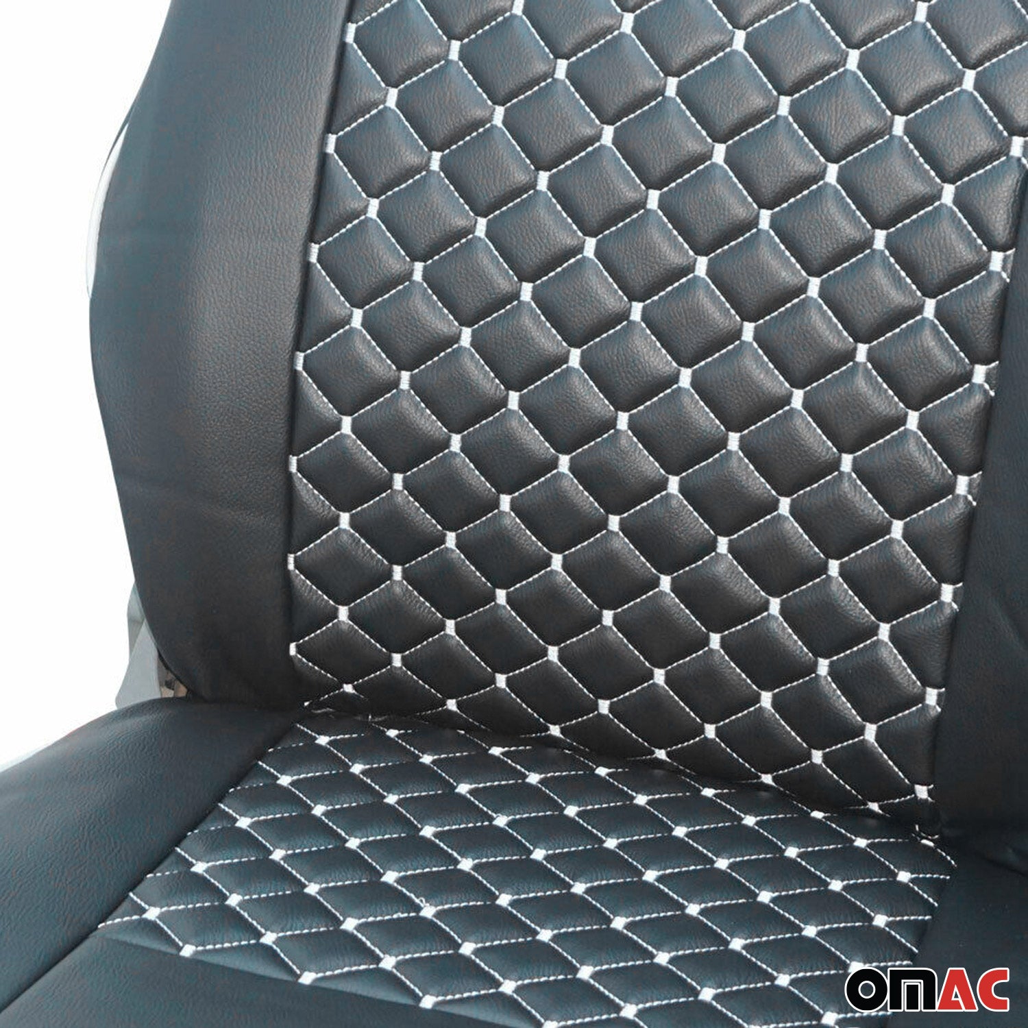 2006-2018 Mercedes Sprinter W906 Leather Custom fit Seat Cover Black White