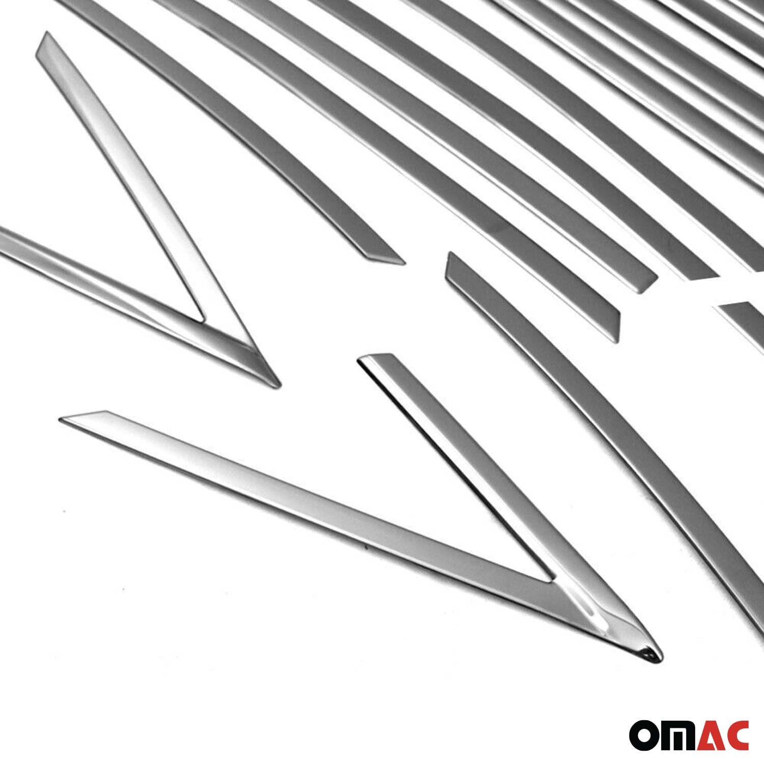 2012-2018 Ford Focus Sedan Window Molding Trim Streamer Stainless Steel