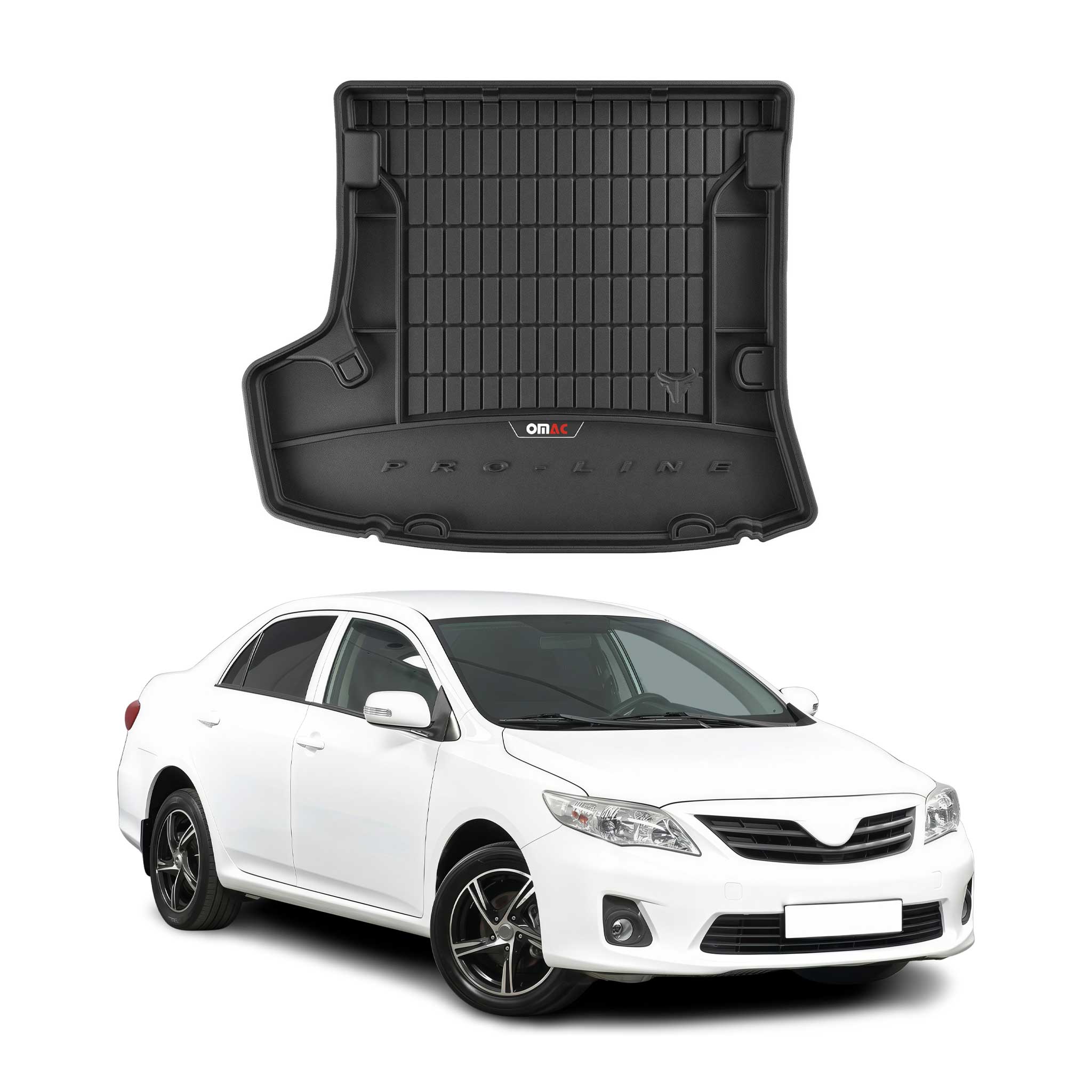 2009-2013 Toyota Corolla Sedan Premium Cargo Liner Trunk Mat All Weather Heavy Duty