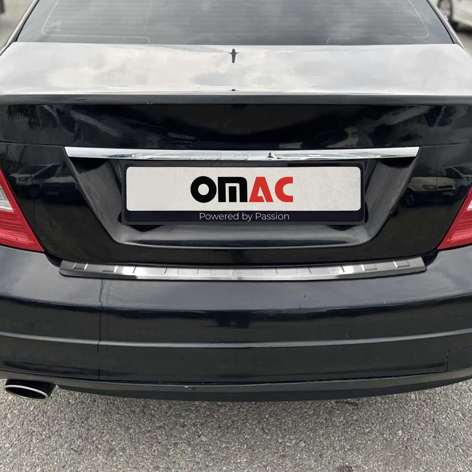 2010-2014 Mercedes C Class W204 Wagon Rear Bumper Guard Stainless Steel Brushed