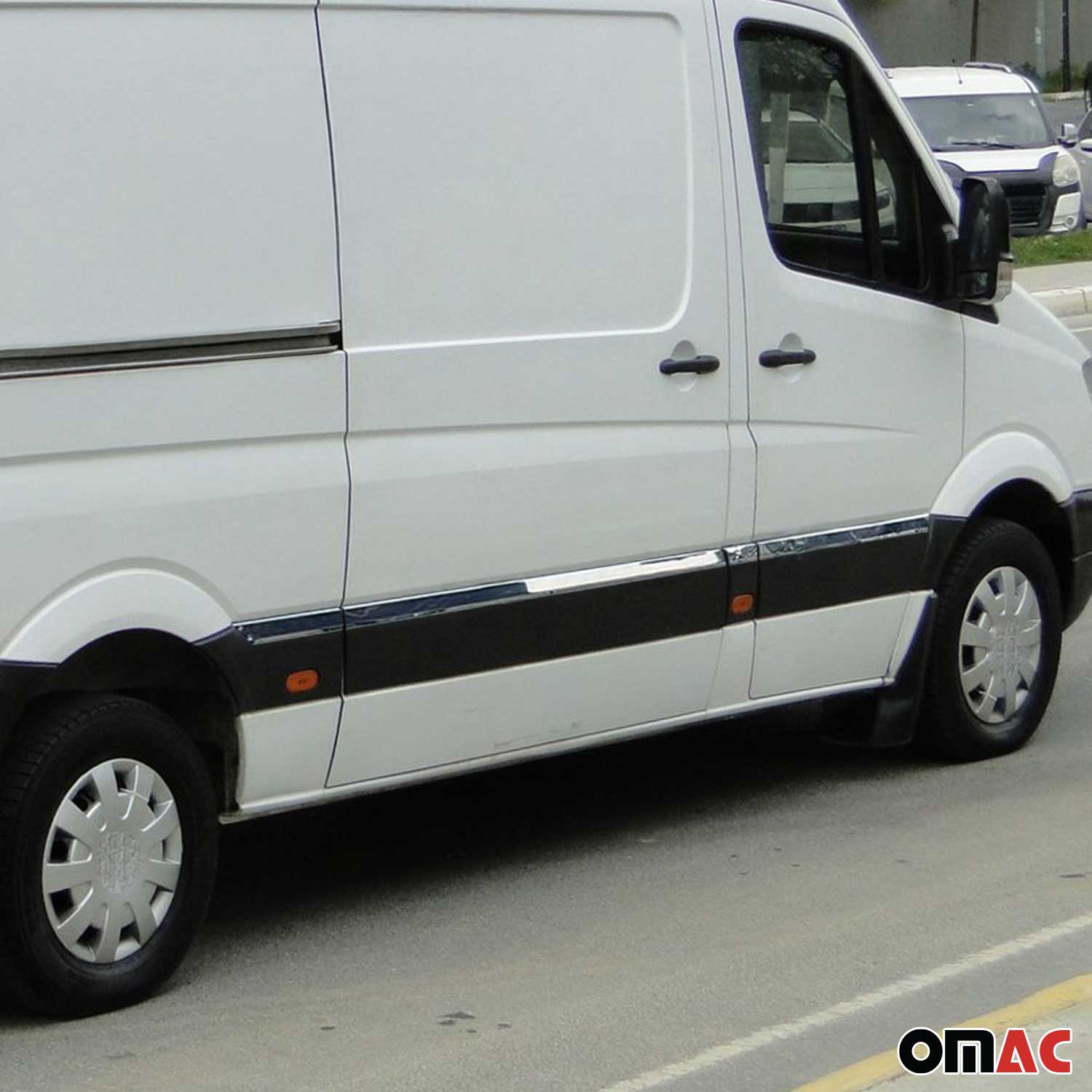 2006-2013 Mercedes Sprinter W906 L3 Long 170" Side Door Molding Trim Stainless Steel