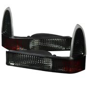1999-2004 Ford F-250/350/450/550/Excursion Corner Lights Glossy Black/Smoke