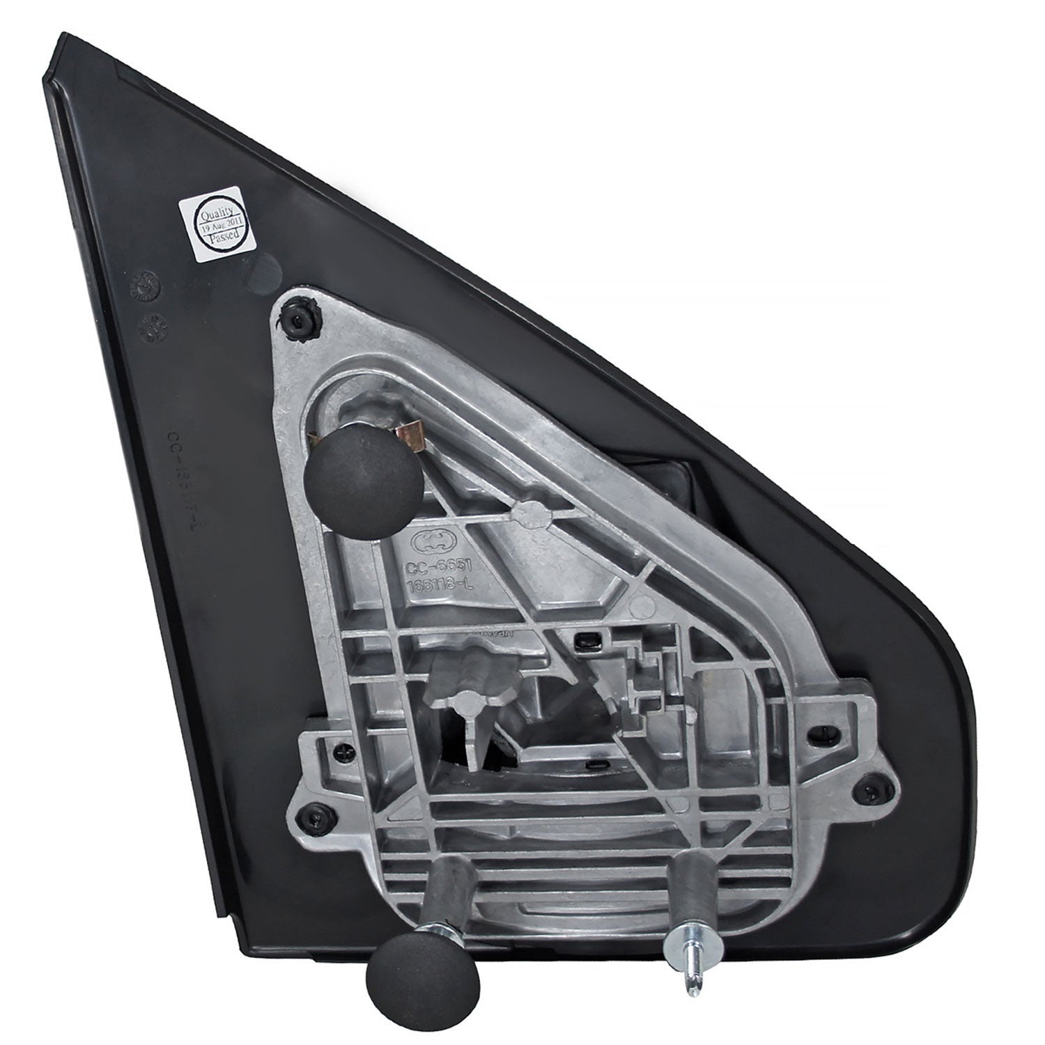 2004-2014 Ford F-150 Black Manual Adjustable Telescopic Towing Mirrors