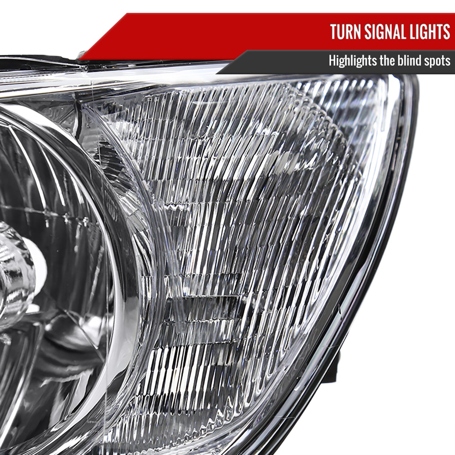 2001-2005 Lexus IS300 Factory Style Crystal Headlights Chrome/Clear Lens