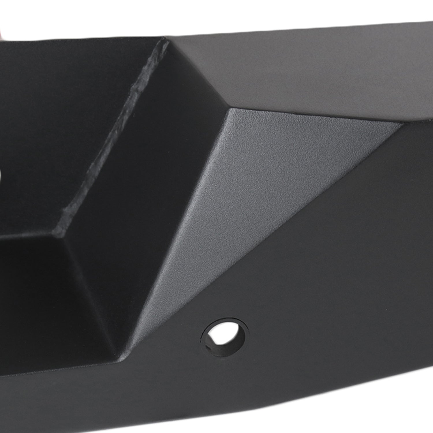 2016-2021 Toyota Tacoma Black Heavy Duty Steel Rear Step Bumper w/License Lamp