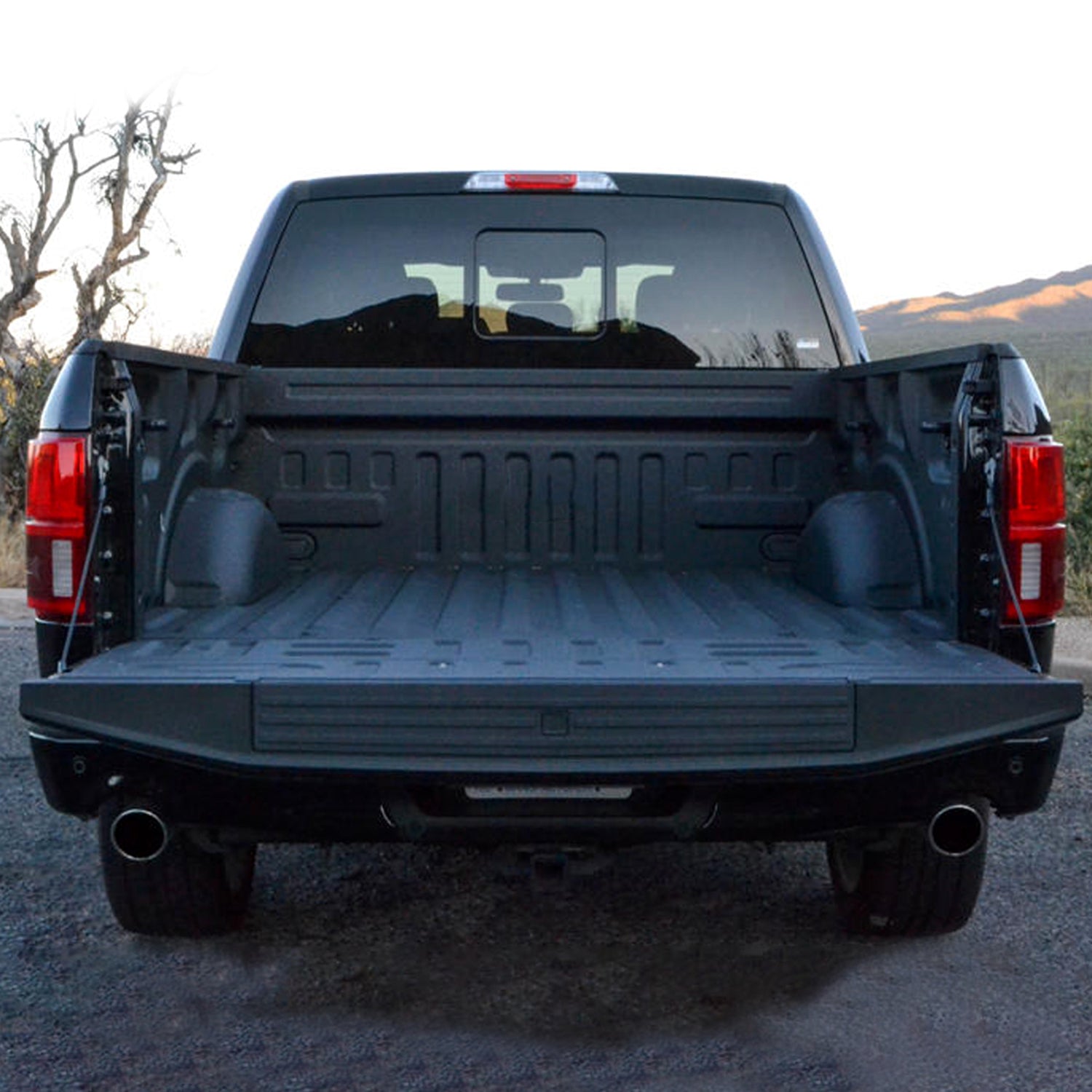 2015-2020 Ford F-150 Black Trunk Tailgate Molding Cap Top Protector Cover