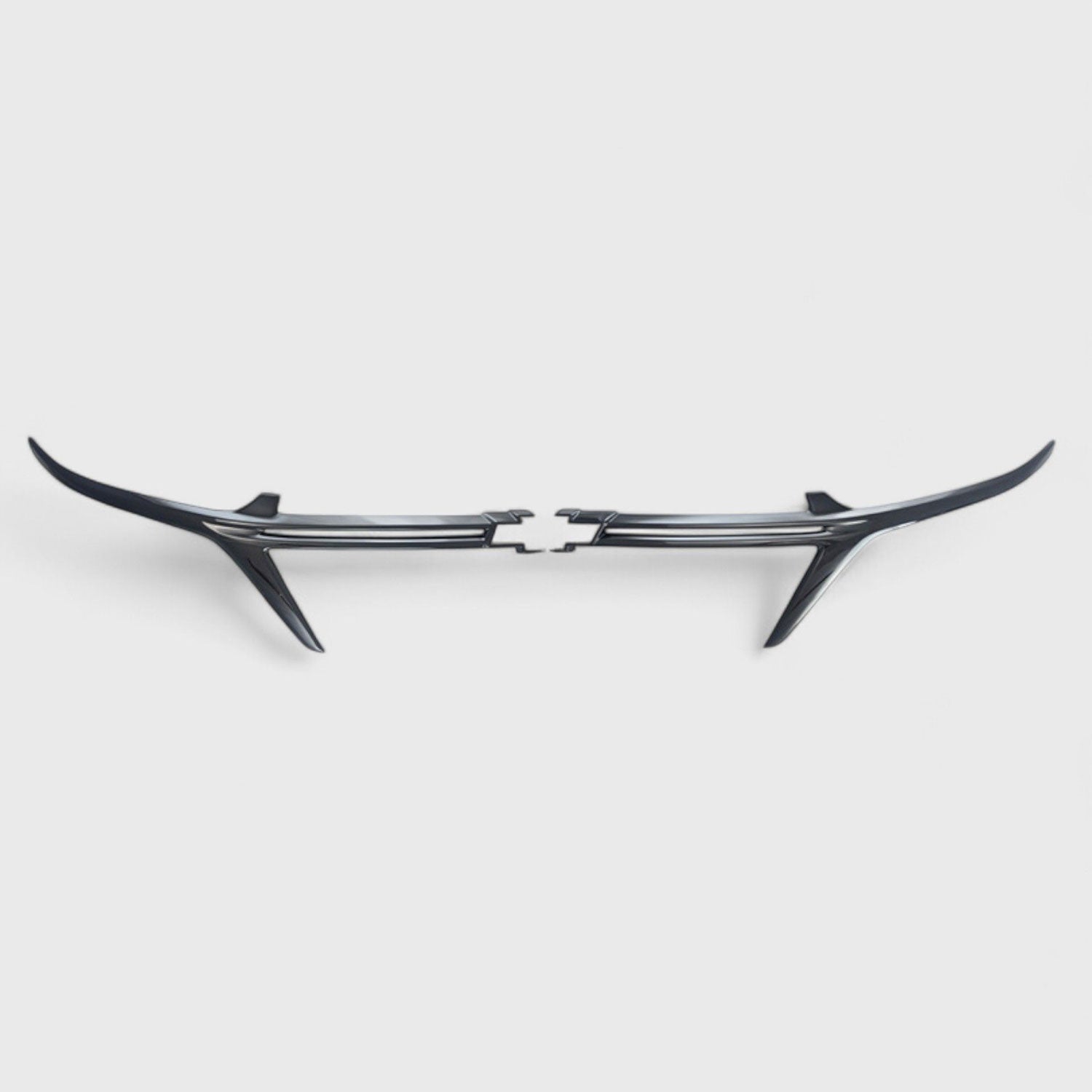 2022-2024 Chevrolet Equinox Grille Overlay Gloss Black 2Pcs ABS Plastic