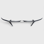 2022-2024 Chevrolet Equinox Grille Overlay Gloss Black 2Pcs ABS Plastic
