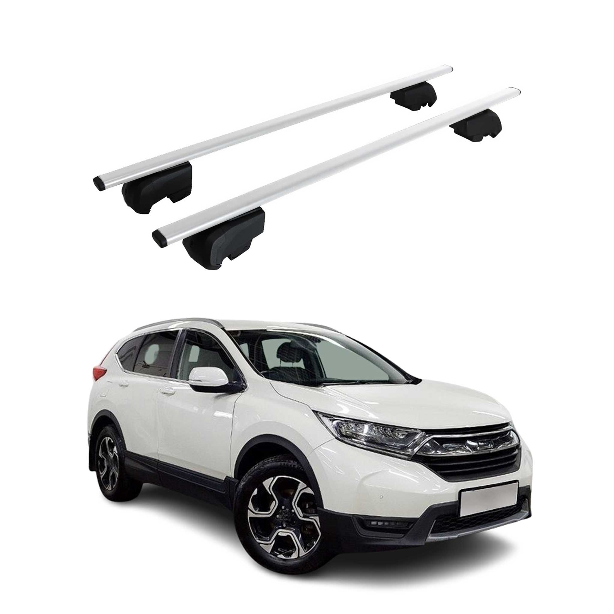 2017-2022 Honda CR-V Roof Rack Cross Bars Silver