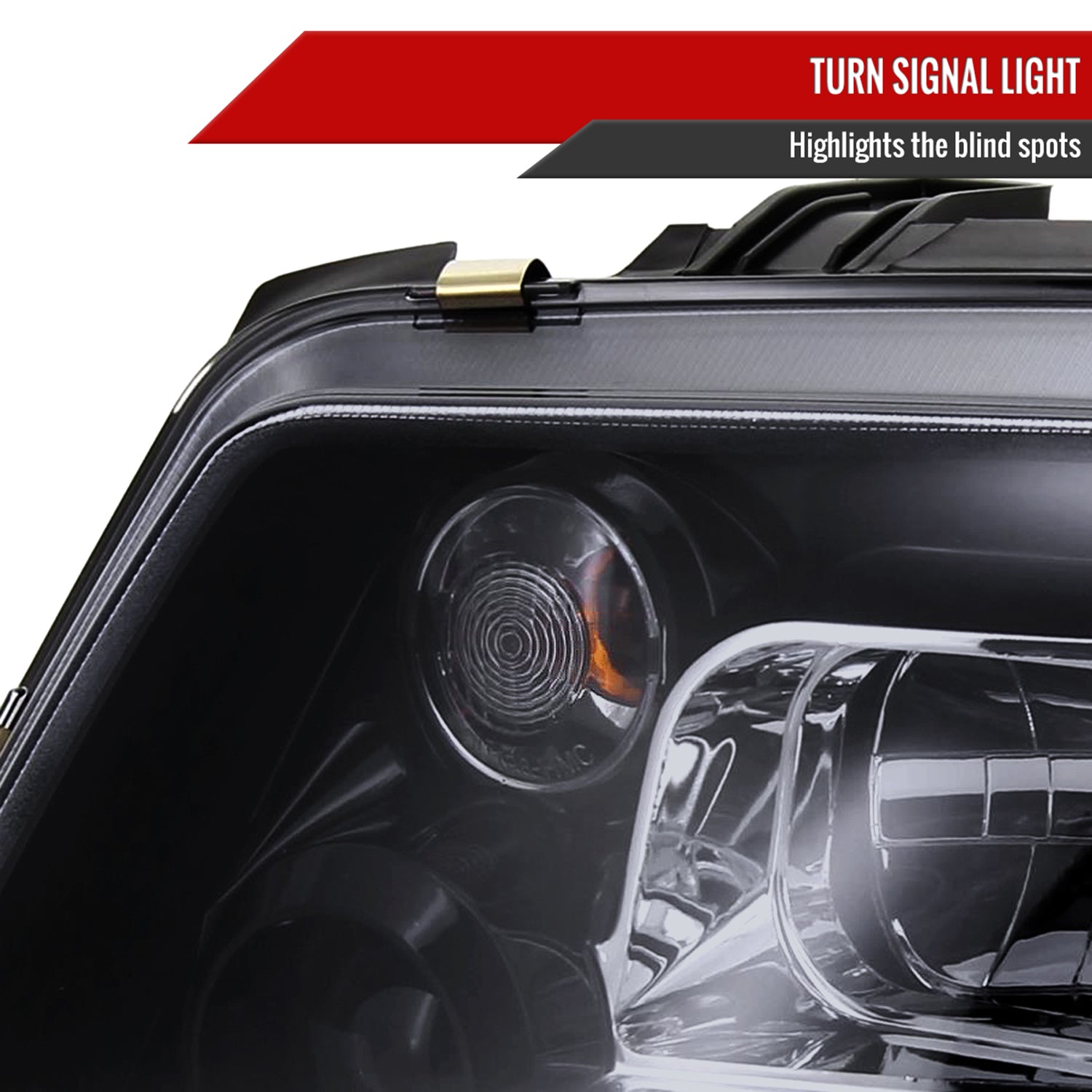 1999-2004 VW Jetta/Bora Projector Headlights R8 LED Light Black/Smoke Lens