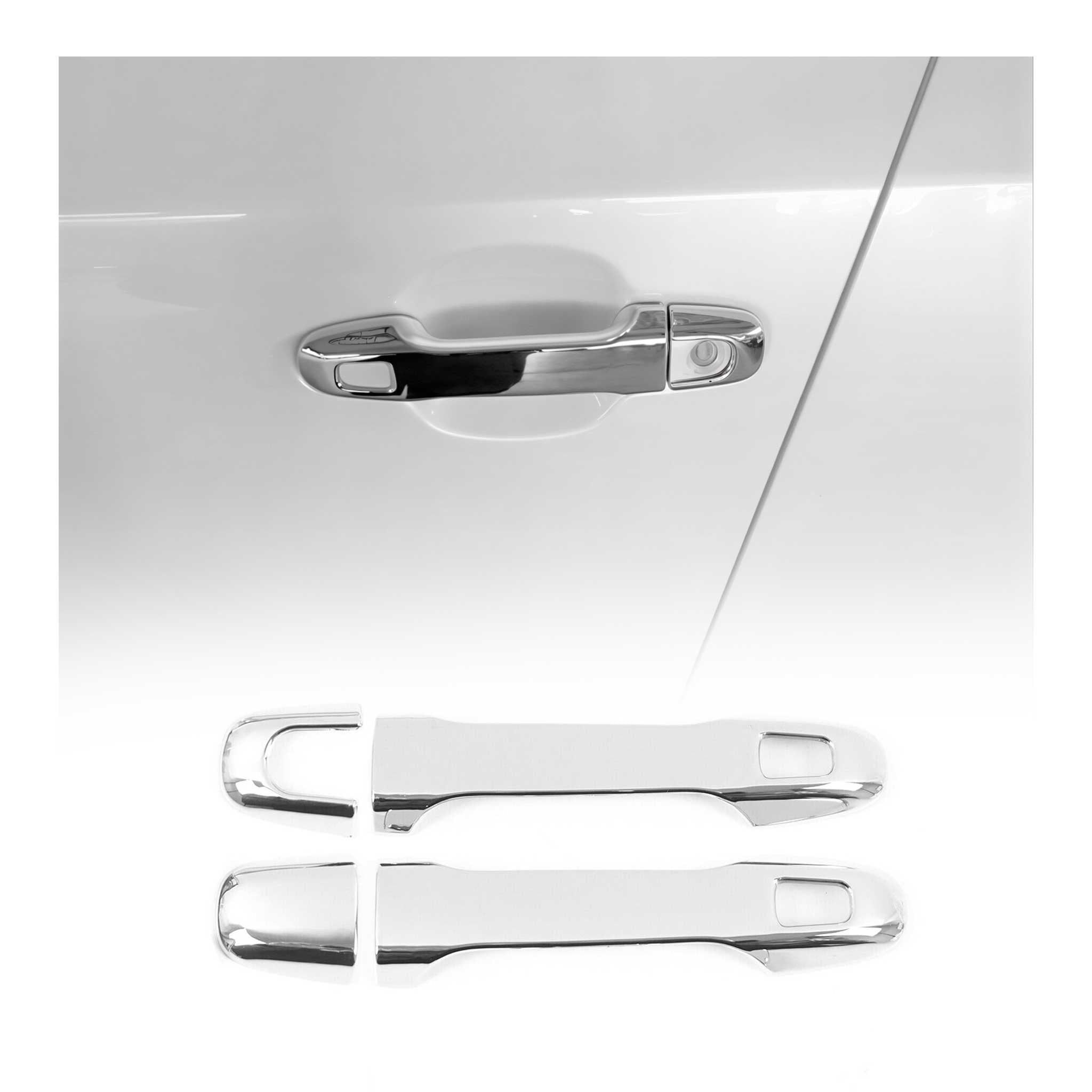 2018-2022 Toyota C-HR Car Door Handle Cover Protector Stainless Steel Chrome 6 Pcs