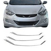 2011-2013 Hyundai Elantra Sedan Front Bumper Trim Molding Stainless Steel