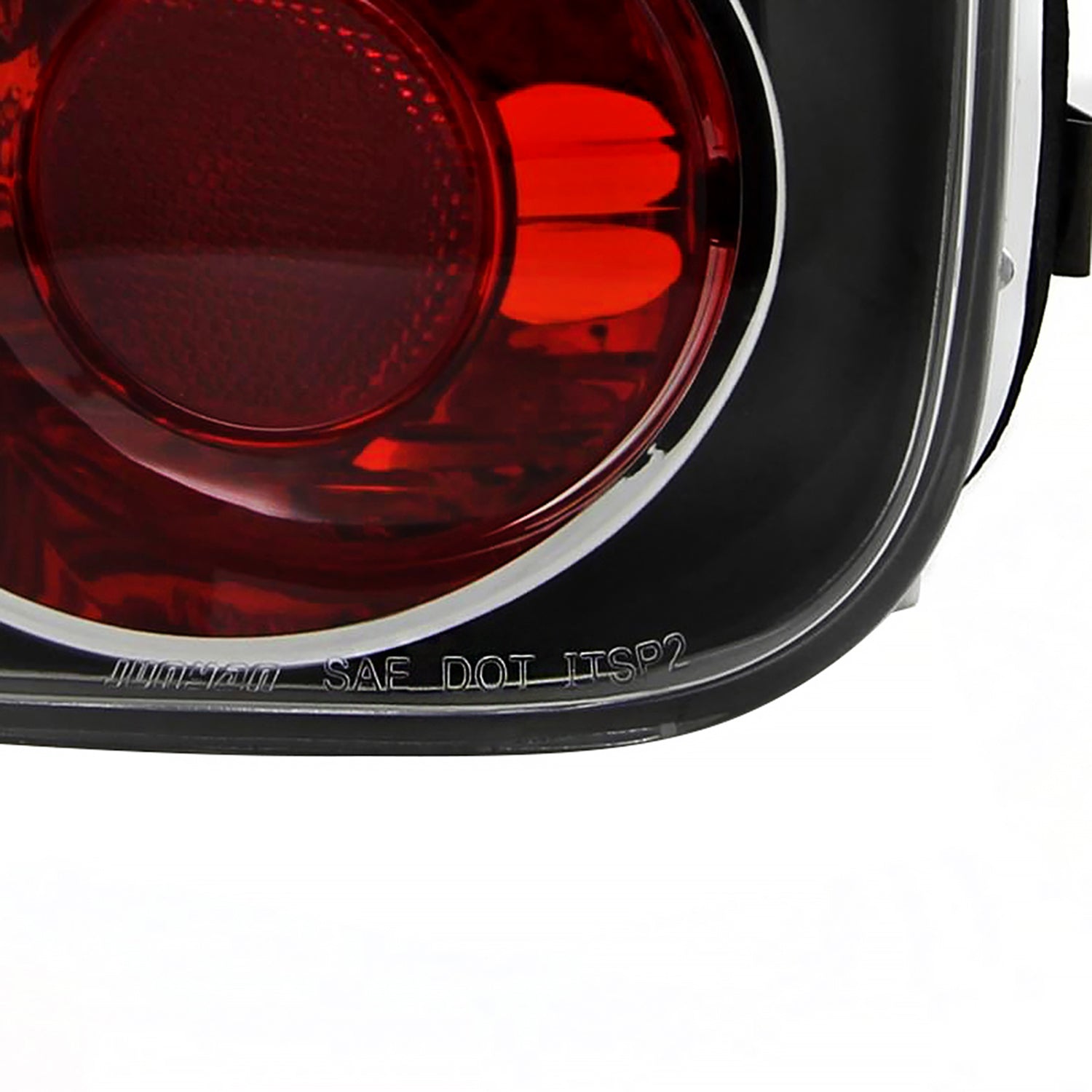 2002-2004 Mini Cooper Tail Lights Matte Black Housing/Clear Lens