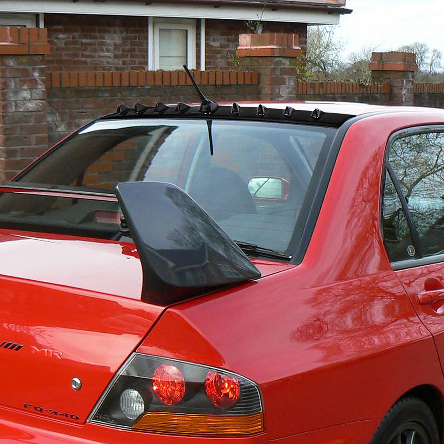 2003-2008 Mitsubishi Lancer EVO 8/EVO 9 Glossy Black Shark Fin Roof Spoiler
