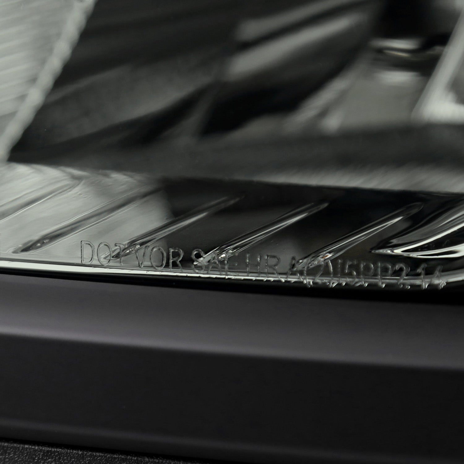 2014-2015 Chevy Silverado 1500 Factory Headlights Black Chrome/Light Smoke