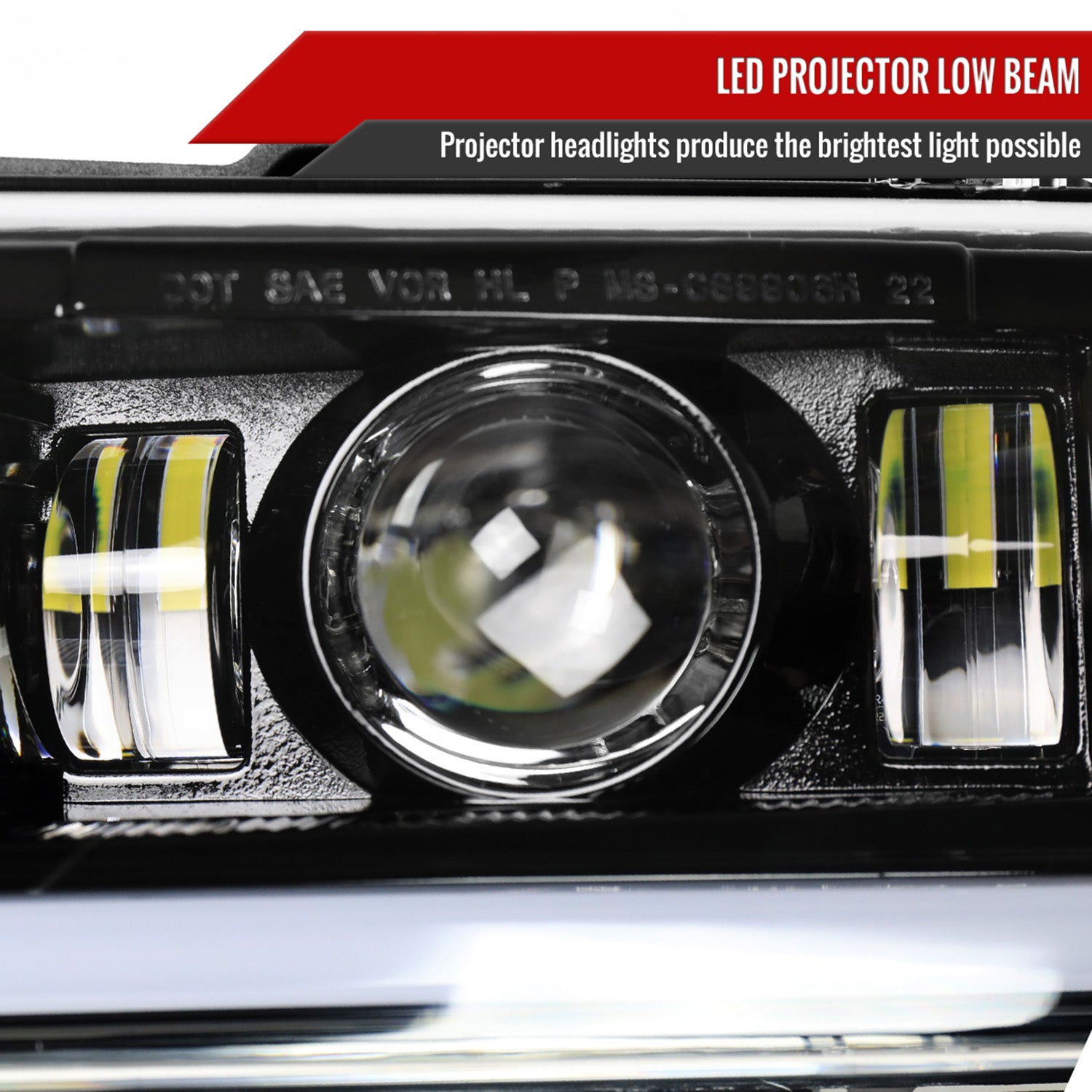 1999-2002 Chevy Silverado /Tahoe / Suburban LED DRL Headlights Bumper Lights