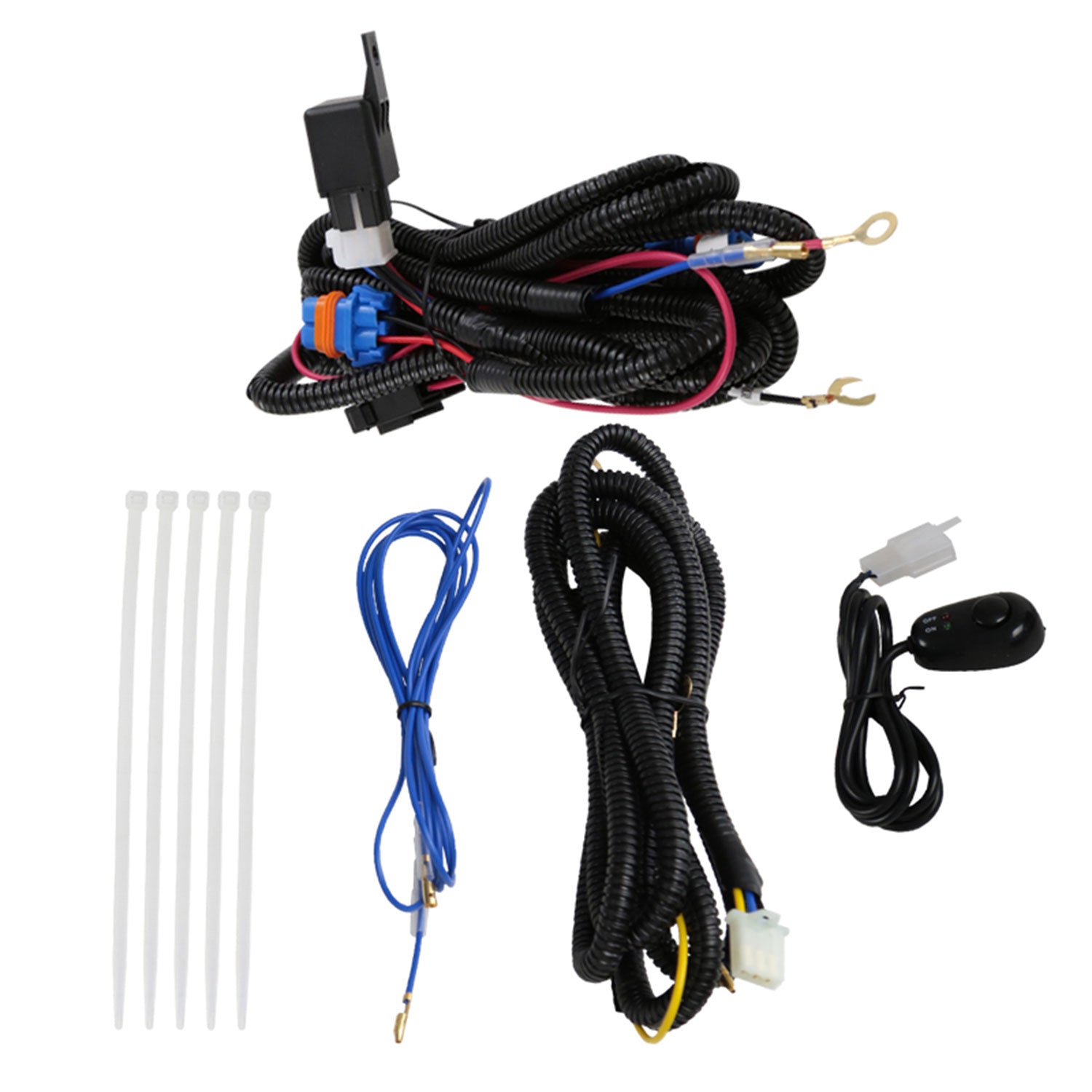 2000-2007 Toyota Tundra/Sequoia 12V/51W 9006 Fog Lights Kit Chrome/Clear Lens