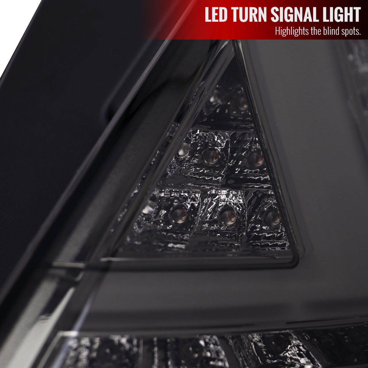 2014-2019 Ford Fiesta Hatchback LED Bar Tail Lights Chrome/Smoke Lens