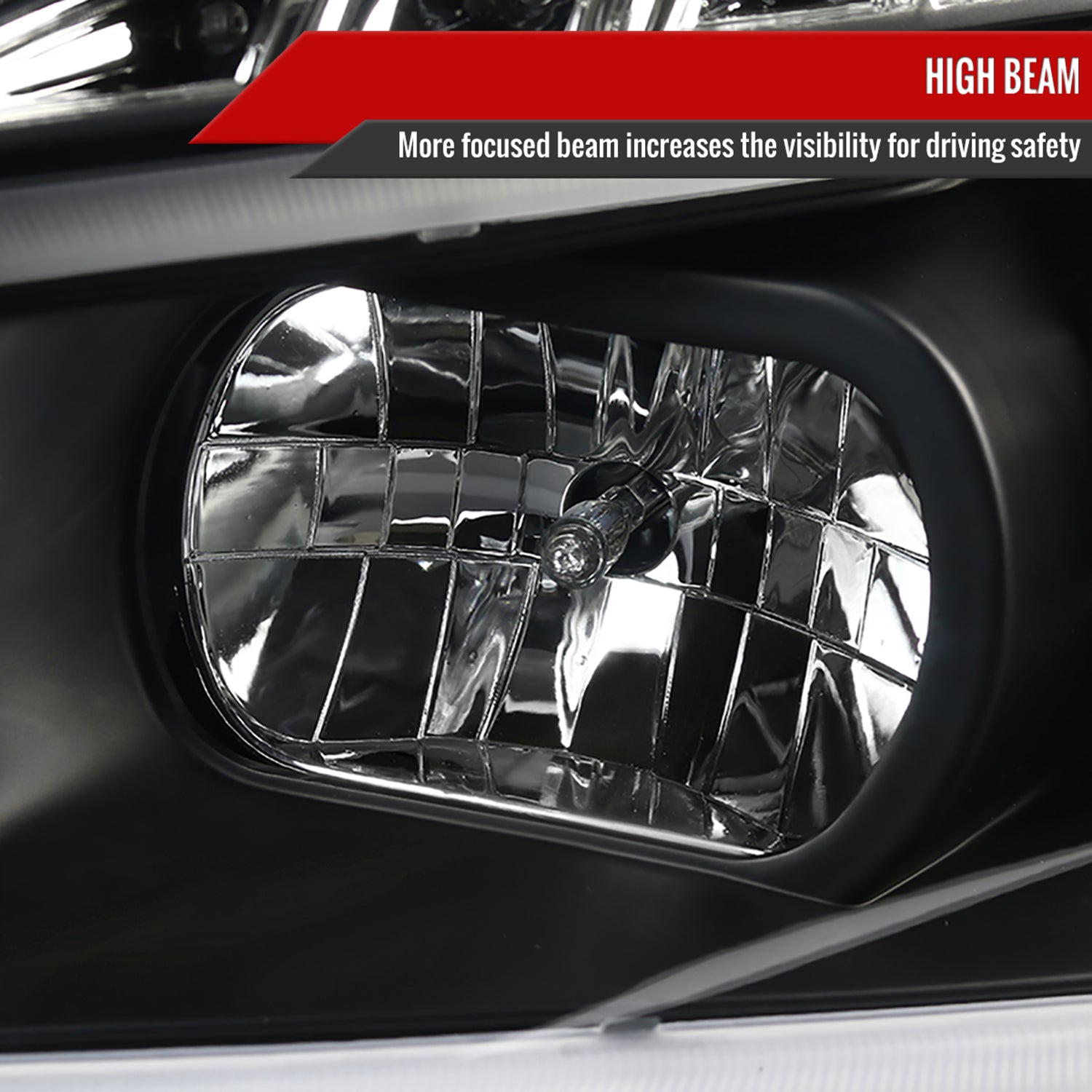 2008-2012 Chevy Malibu LS LT LTZ Hybrid LED Headlights LED Signal Lights Black