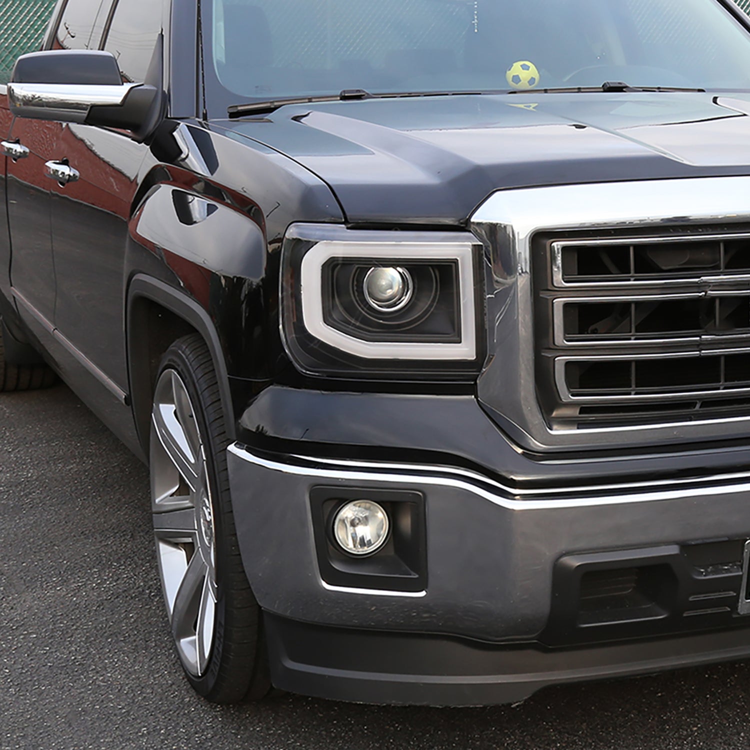 2014-2019 GMC Sierra 1500/2500HD/3500HD LED Bar Headlights LED Signal Chrome