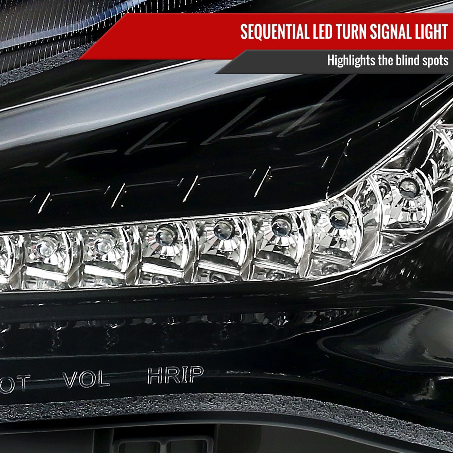 2012-2017 Scion FRS/ Toyota 86 LED Bar Headlights Signal Lights Black