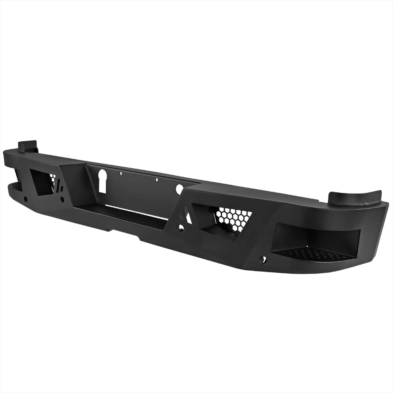 2015-2021 Chevy Colorado/ GMC Canyon Black Heavy Duty Steel Rear Step Bumper