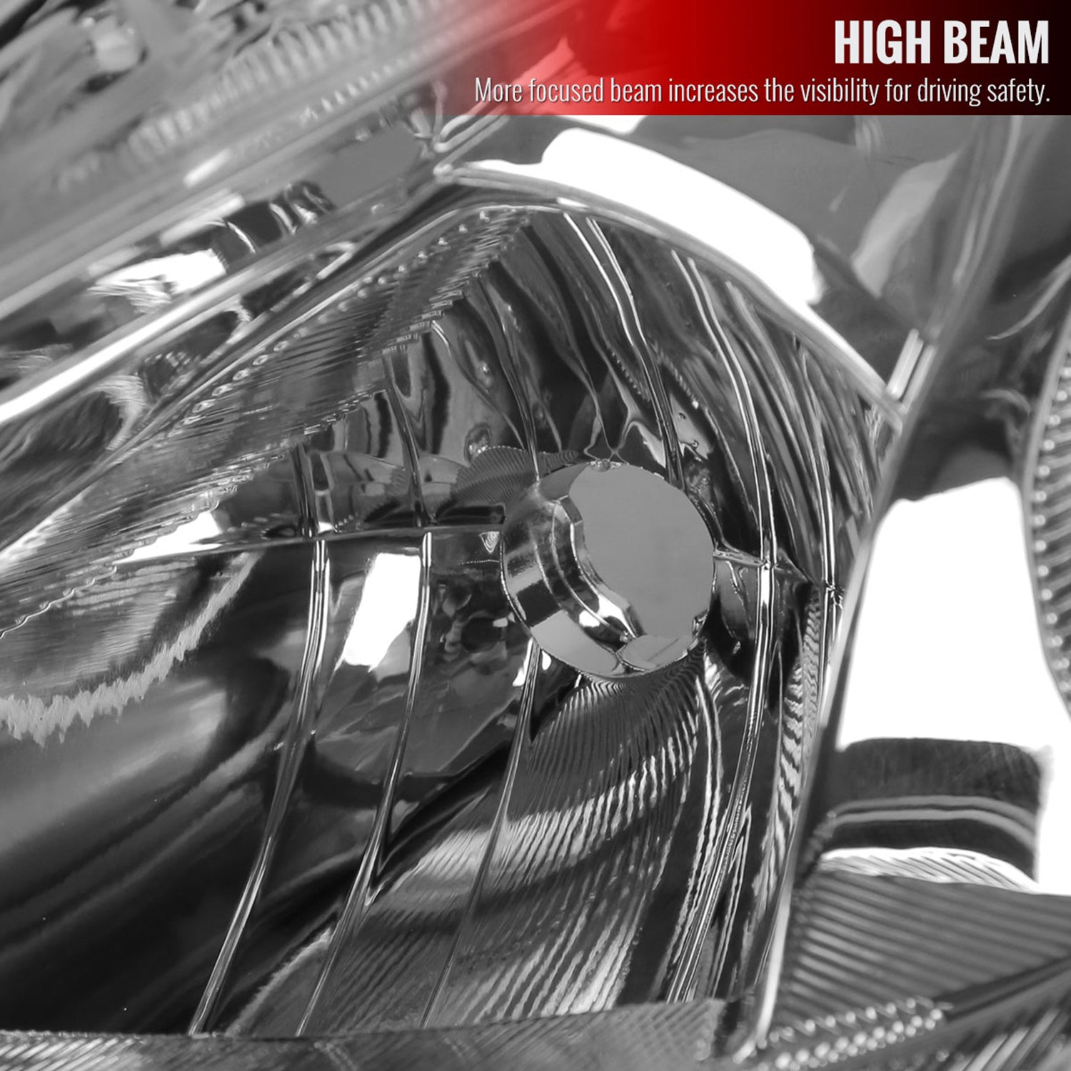 2013-2015 Nissan Altima Clear Projector Headlight Amber Reflector Driver Side