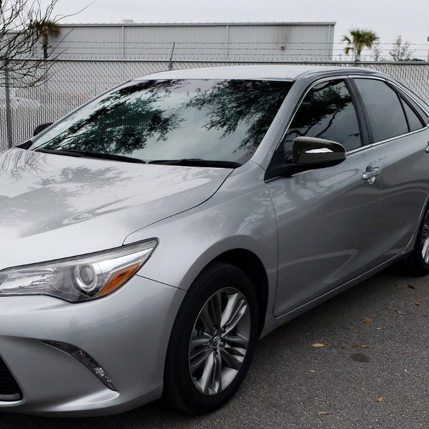 2015-2018 Toyota Camry Glossy Black 5Pin Heated Side Mirror Passenger Side