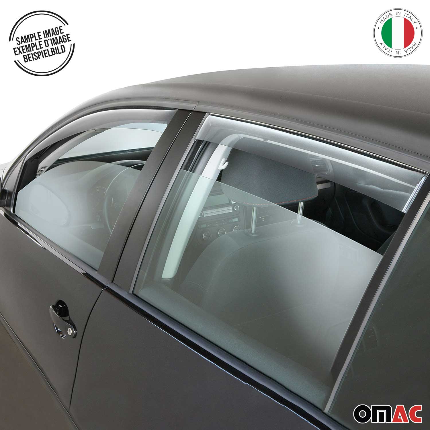 2012-2019 BMW 3 Series F30 Sedan Window Visor Vent Rain Deflector 4Pcs Smoke