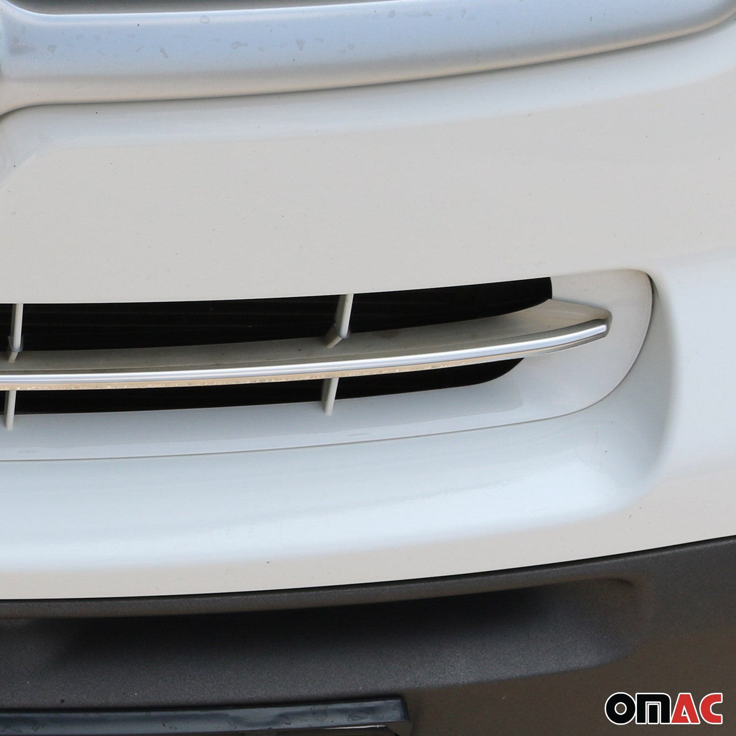 2014-2020 Fiat 500L Popstar Front Bumper Grill Trim Molding Stainless Steel Silver