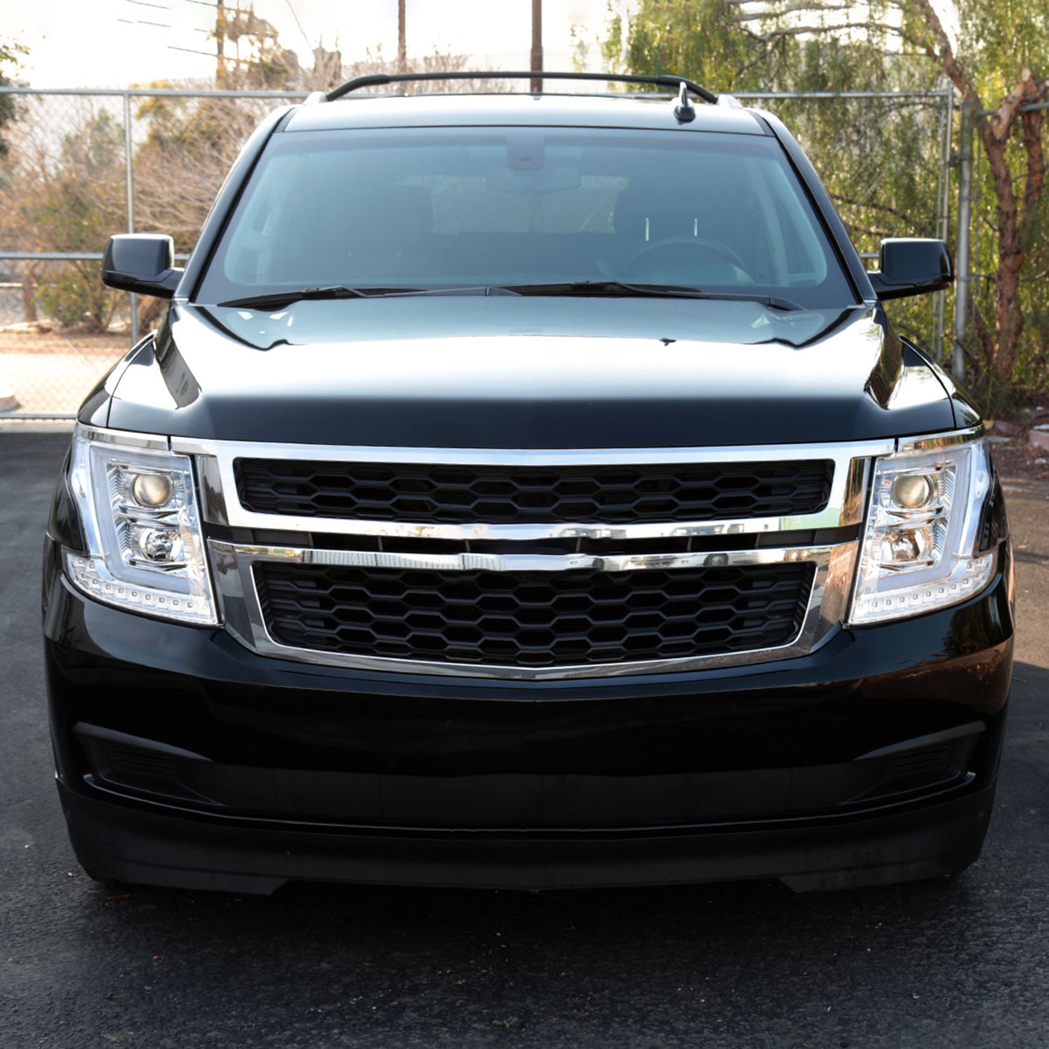 2015-2020 Chevy Tahoe Suburban/ 3500HD LED C-Bar Headlights LED Signal Chrome