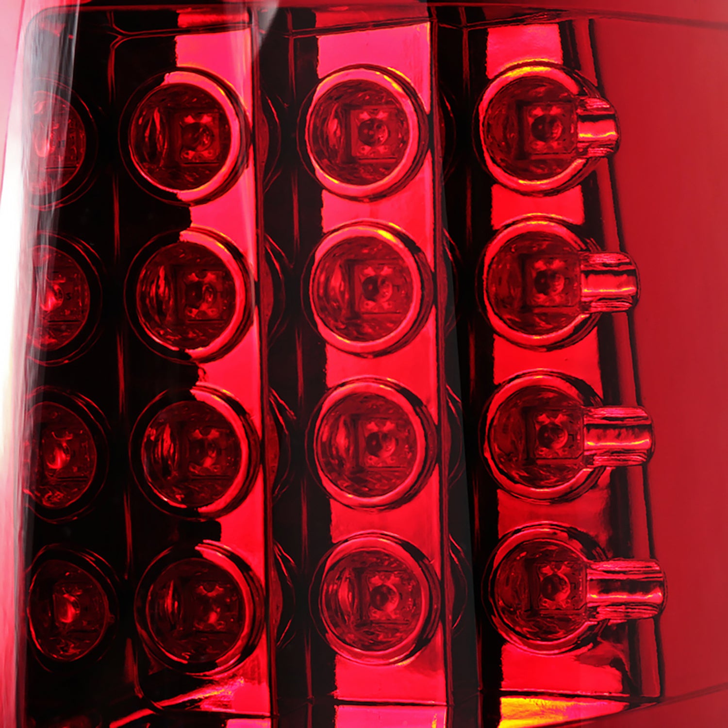 2009-2014 Ford F-150 LED Tail Lights Chrome Housing/Red Lens