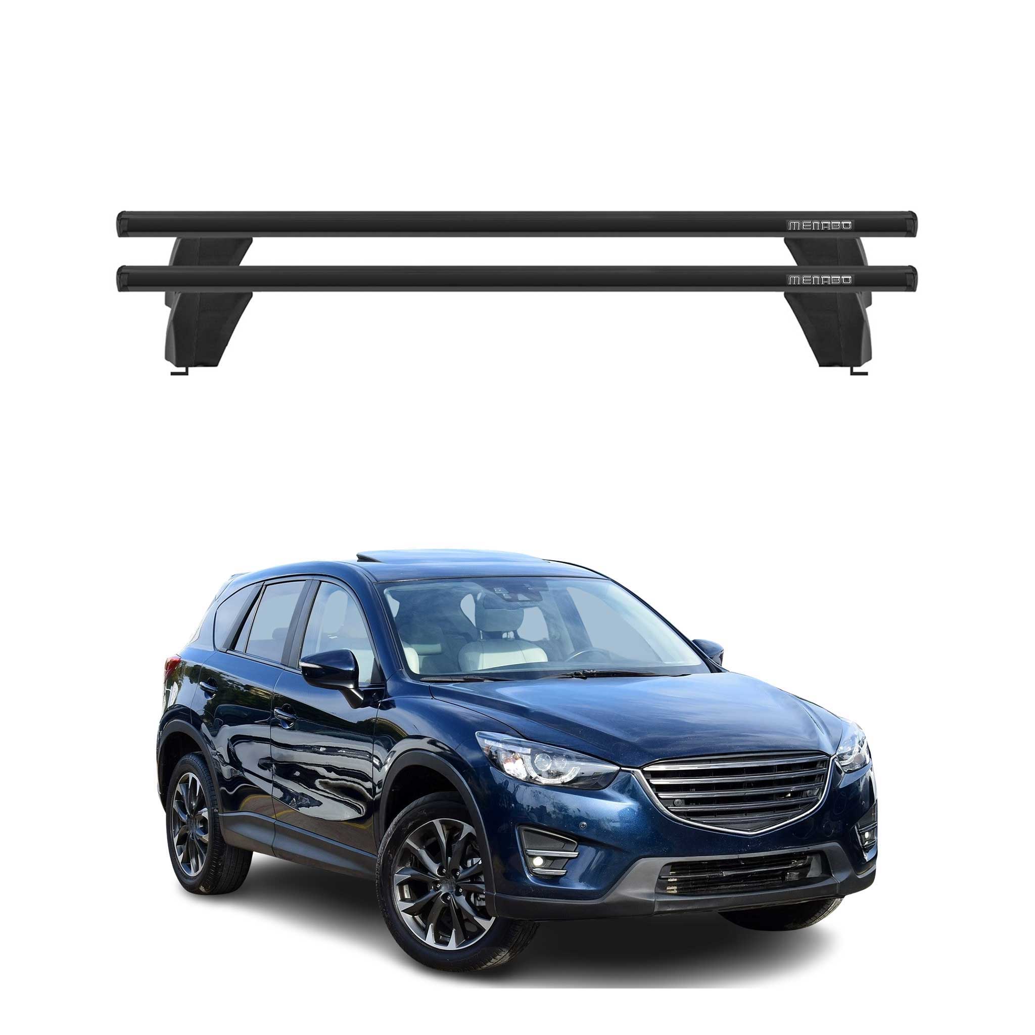 2013-2016 Mazda CX-5 Roof Rack Cross Bars Black