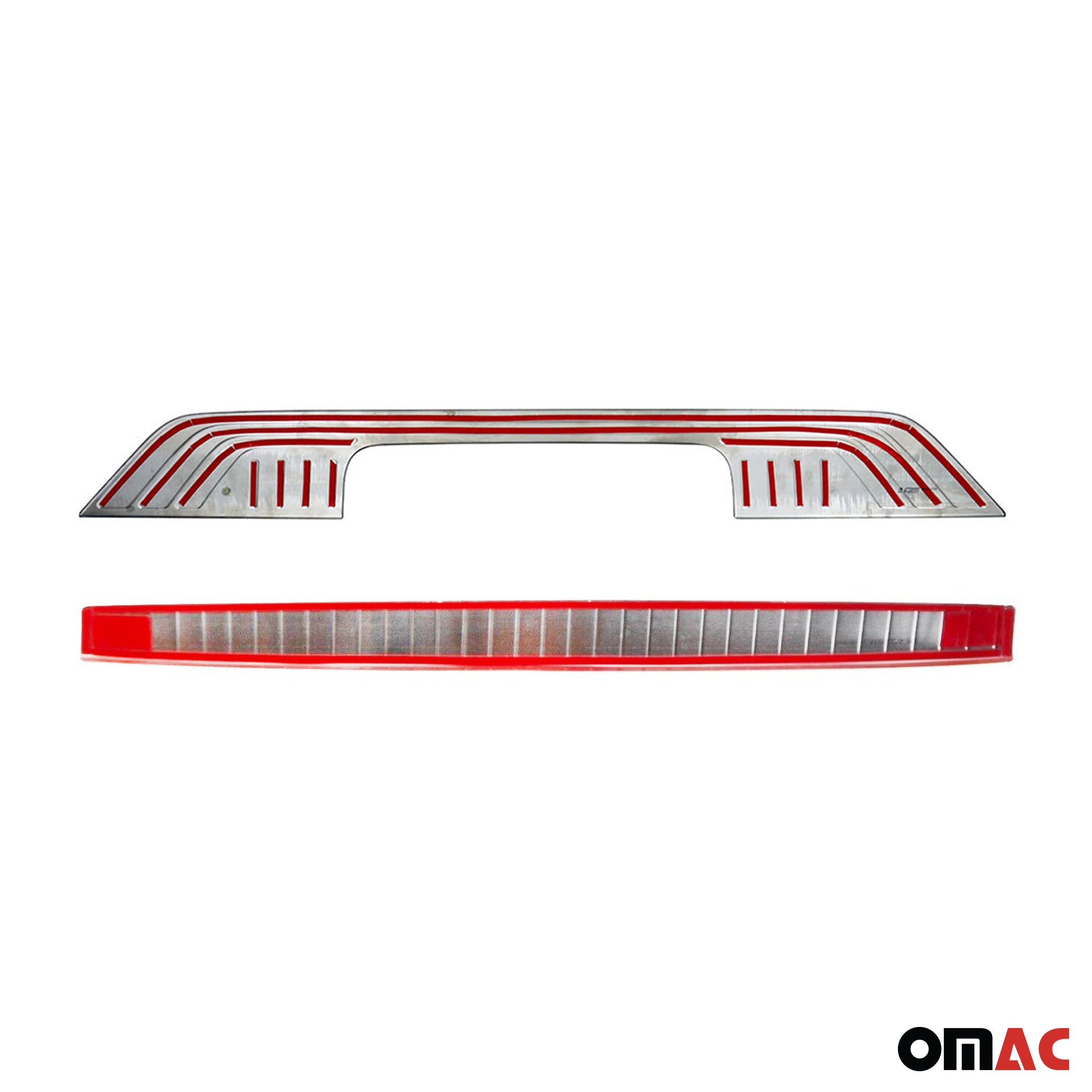 Rear Bumper Guard & Trunk Sill Cover Set for Mercedes Metris 2016-2024 Brushed