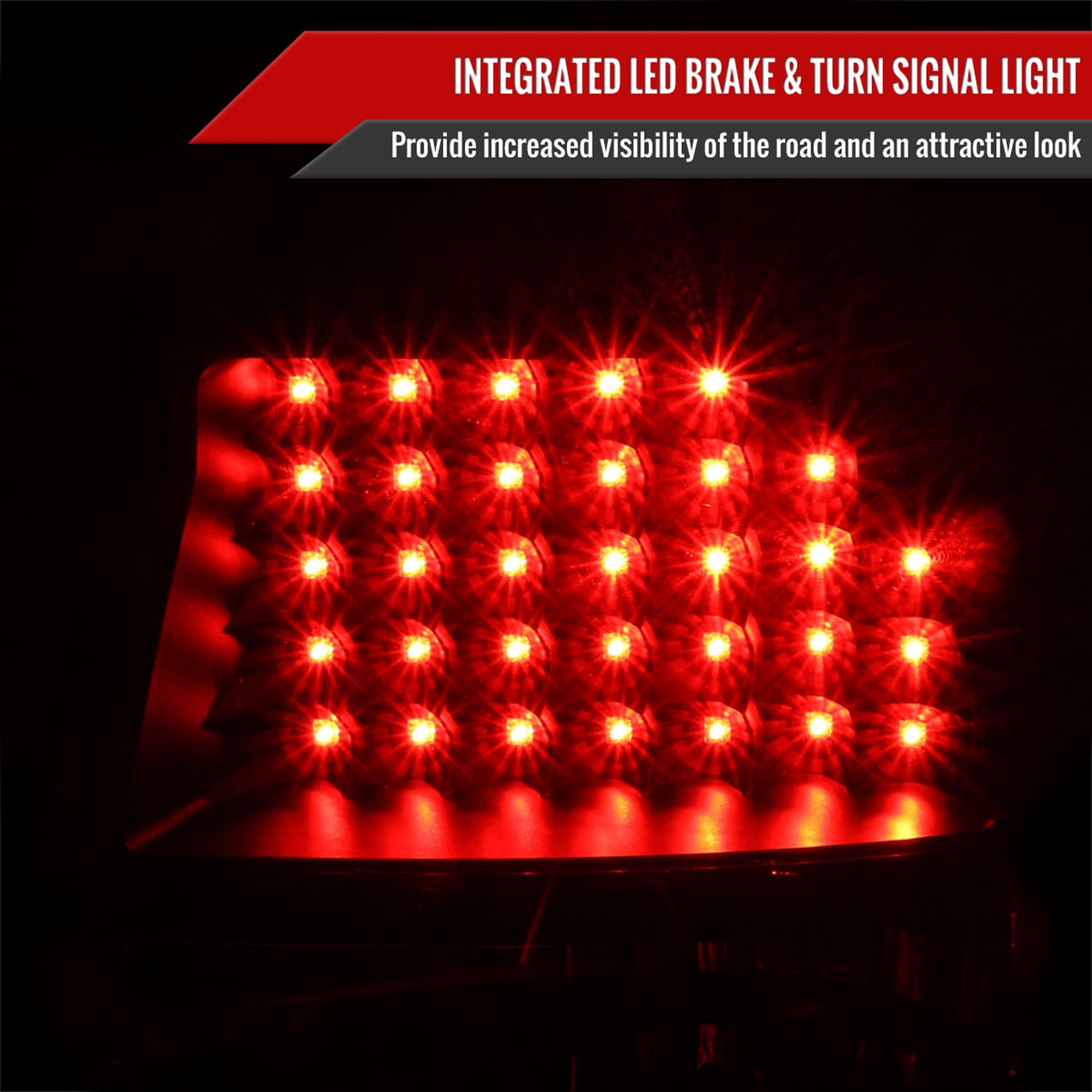 2005-2008 Dodge Charger LED Tail Lights Matte Black Housing/Clear Lens