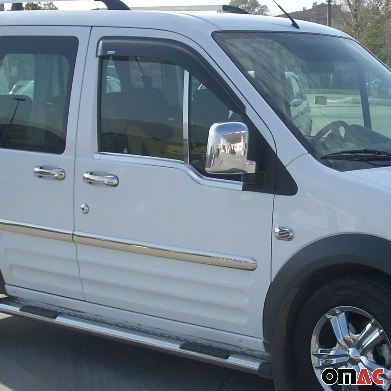 2010-2013 Ford Transit Connect Window Molding Trim Streamer Stainless Steel Silver 2Pcs