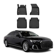 2019-2024 Audi A8 S8 Long Premium Floor Mats Liners Full Set All Weather Heavy Duty