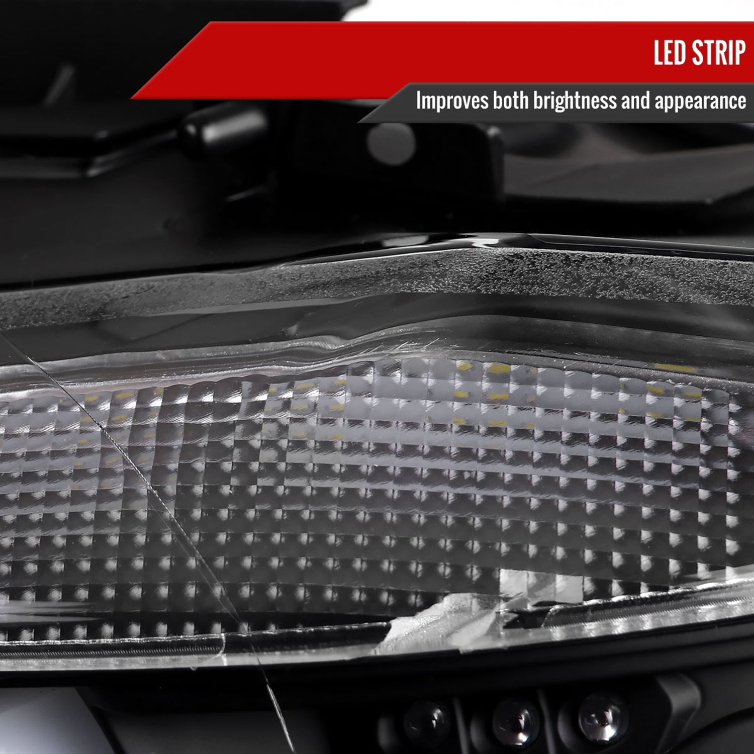 2012-2015 BMW F30 3 Series Sedan Dual U-Bar Headlights LED Signal Lights Black