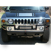 2003-2009 Hummer H2 Stainless Steel Front Bumper Accent 7 Pcs