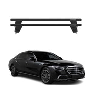 Roof Racks Cross Bars Carrier for Mercedes S Class W223 2020-2025 Alu Black 2x