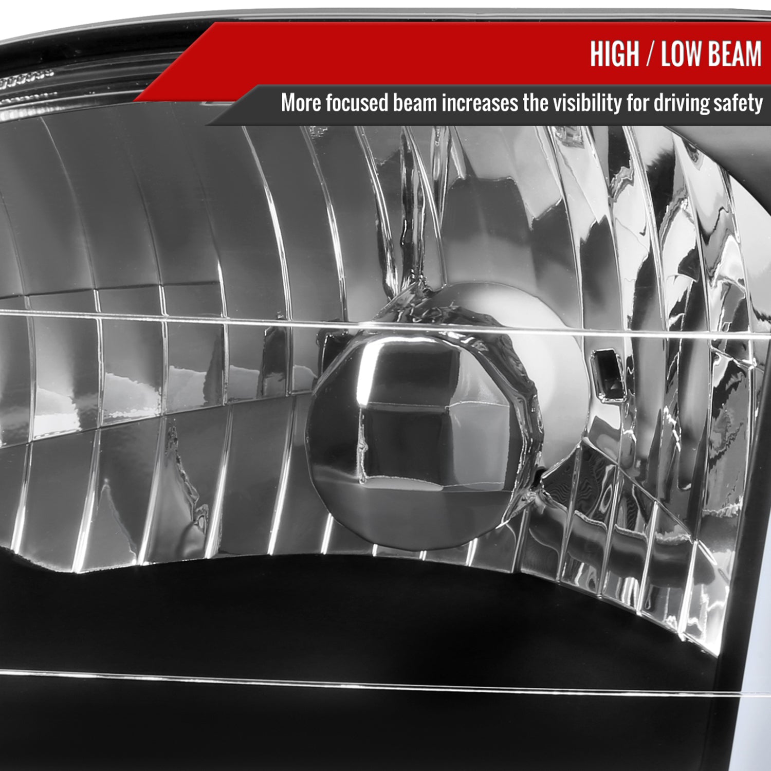 2001-2004 Toyota Tacoma LED Factory Headlights Corner Lamps&Amber Reflector