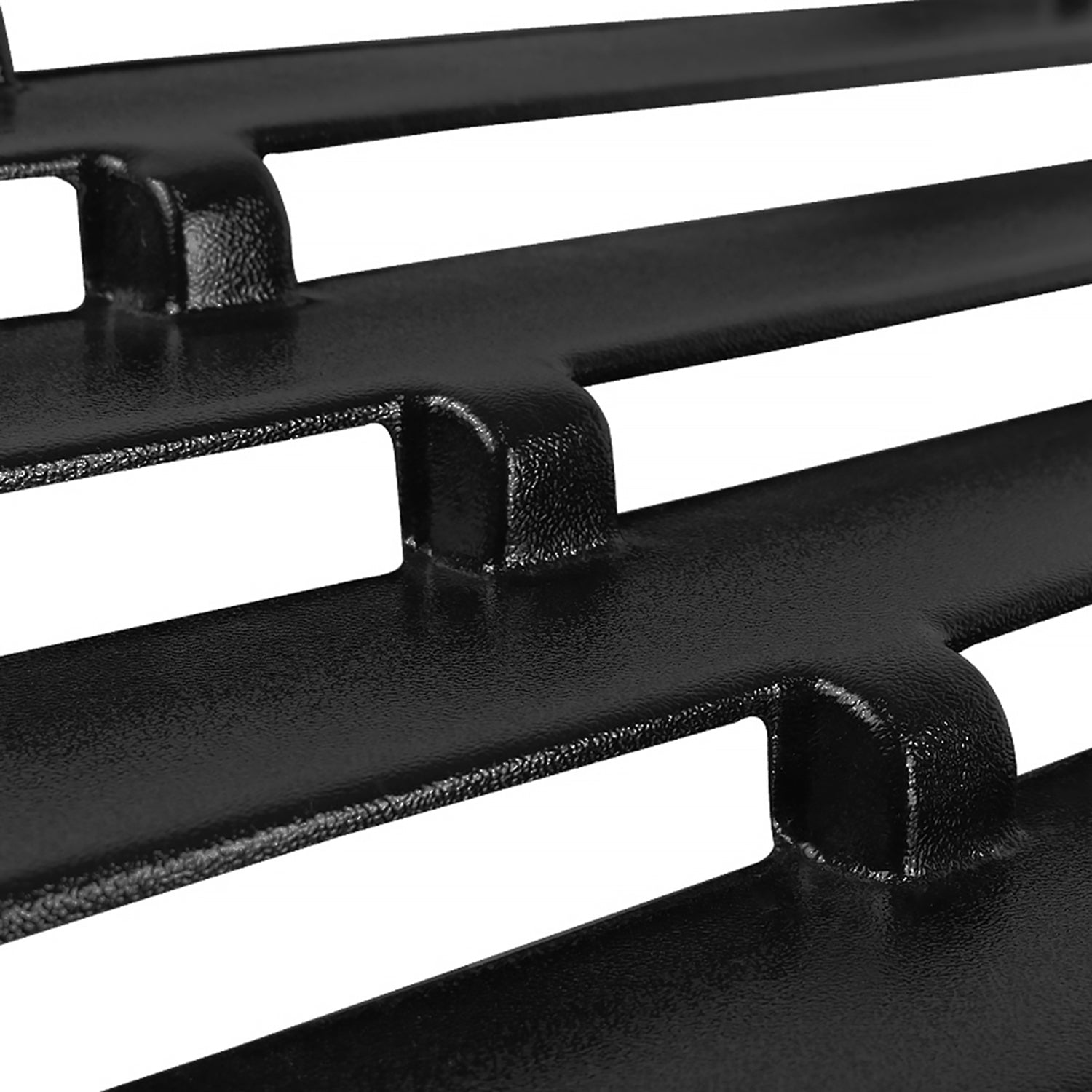 2015-2024 Ford Mustang Glossy Black Textured ABS Vintange Rear Window Louver