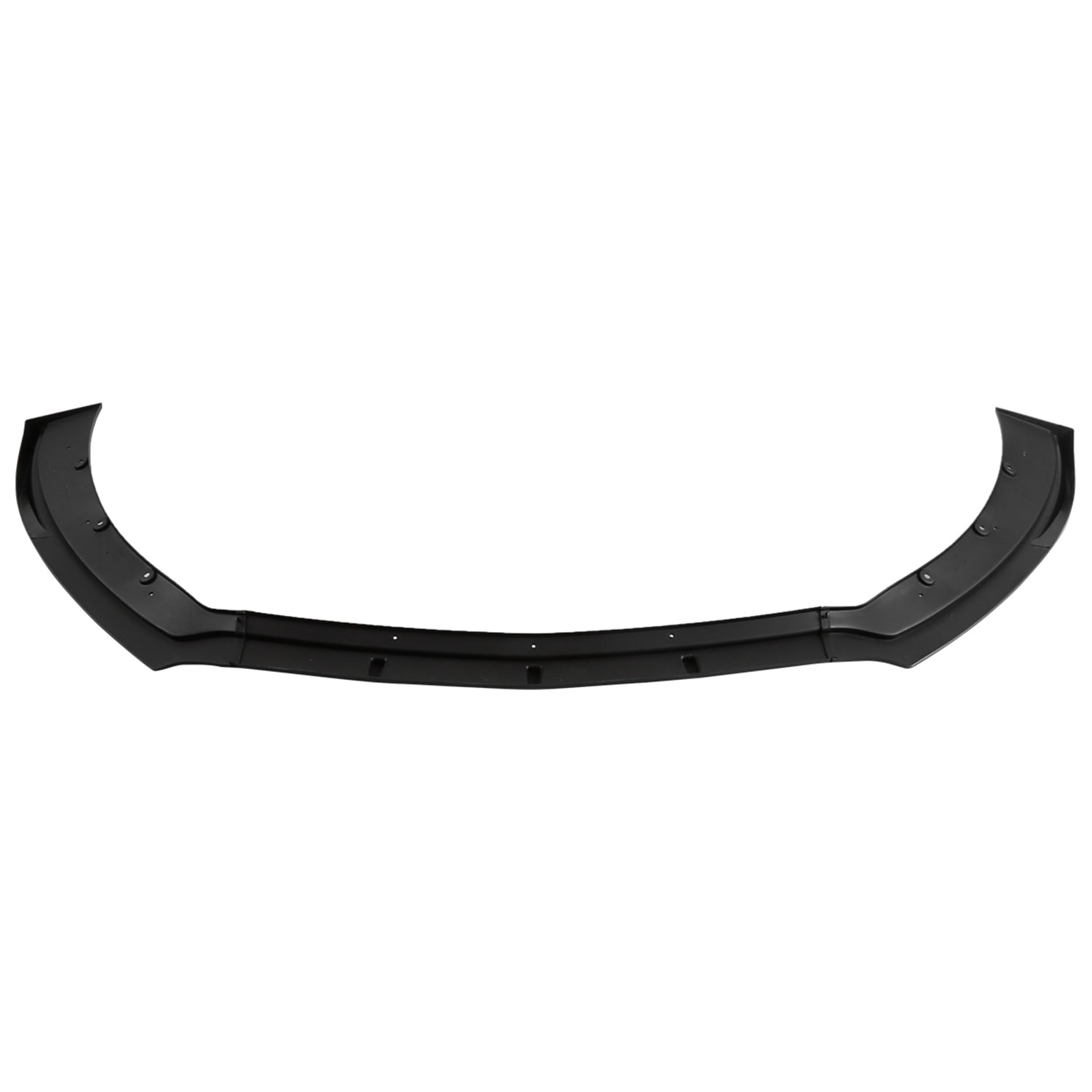 2015-2017 Ford Mustang Matte Black Polypropylene 3Pcs Bumper Lip Spoiler