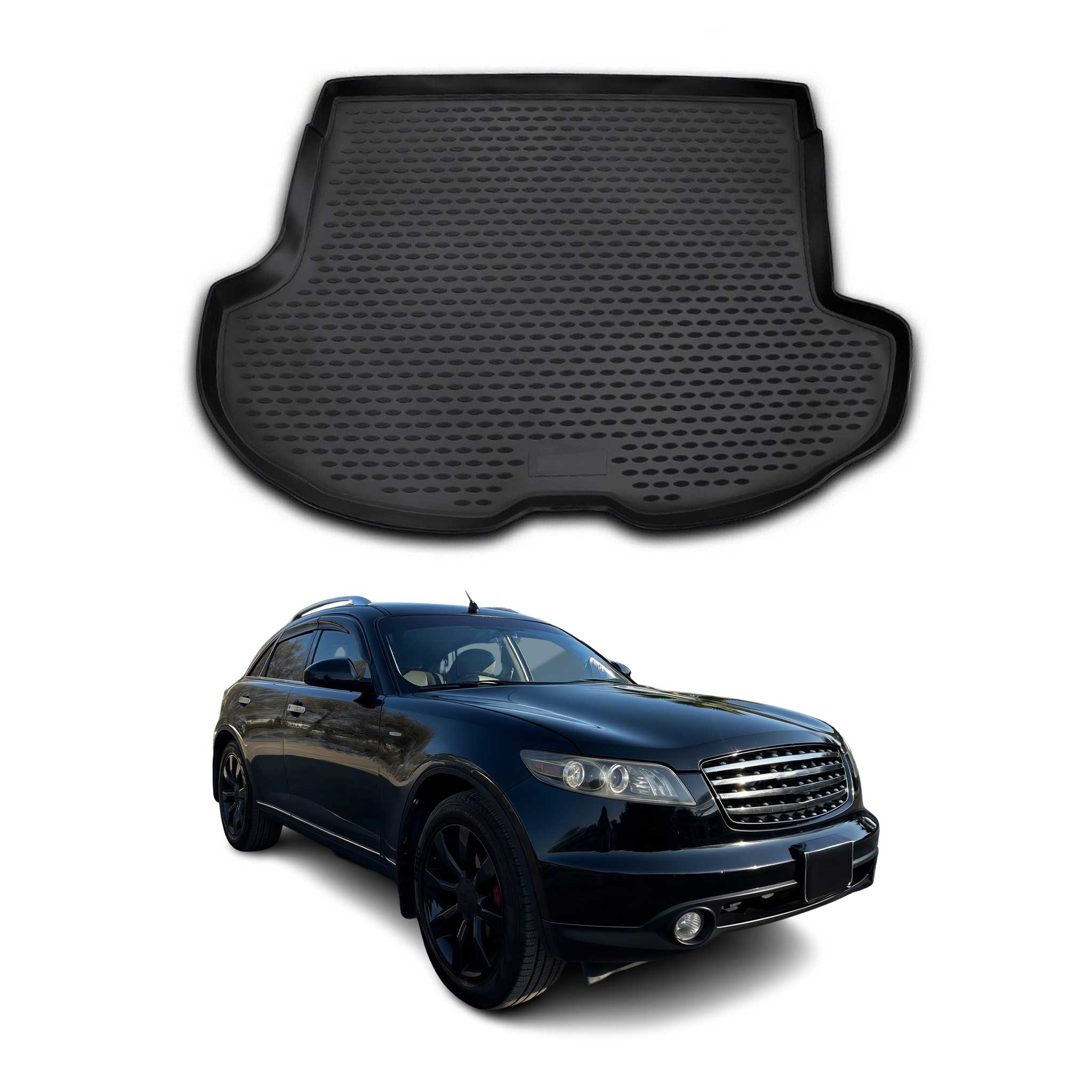 2003-2008 Infiniti FX35 Cargo Liner Trunk Mat All Weather Black