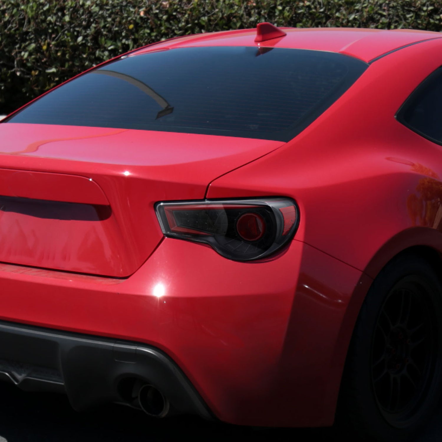 2012-2016 Scion FRS/ Subaru BRZ/ Toyota 86 Red Bar LED Tail Lights Satin Black