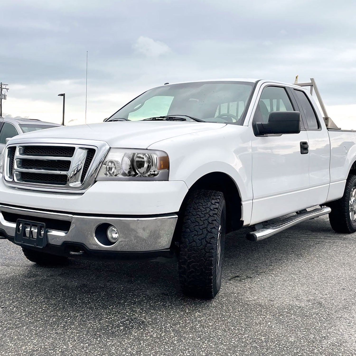 2004-2008 Ford F-150/ 2006-2008 Lincoln Mark LT LED Factory Headlights Chrome
